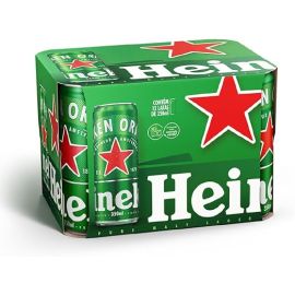 Heineken Cerveja Sleek Lata 350ml Pack 12 Unidades