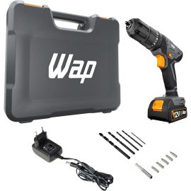 WAP Parafusadeira Furadeira de Impacto à Bateria 3/8" 12V WF 12K4.2