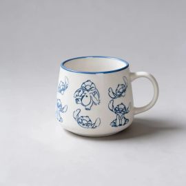 Caneca Moma Stitch Ceramica 500 Ml Xicara Café Sopa Geek