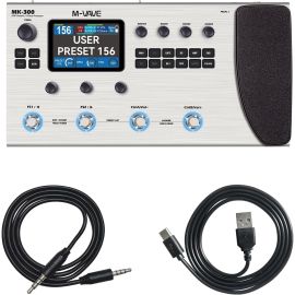 M-VAVE MK-300 Processador de Efeitos para Guitarra