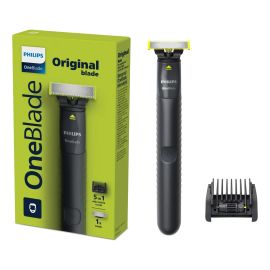 Barbeador e Aparador Elétrico Philips OneBlade com Pente 5 em 1, Sem Fio e À Prova D'Água - QP1425/10