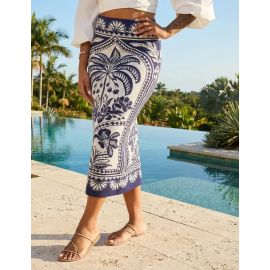 Saia Cropped Tricot Martina Farm - [PIX]