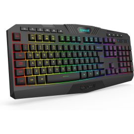 TECLADO MEMBRANA GAMER REDRAGON HARPE WIRELESS PRETO