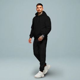 Conjunto Calça E Blusa De Moletom Liso Masculino Unissex