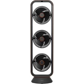 Ventilador Triplo Spirit Robot - Preto e Tabaco - 127 Volts