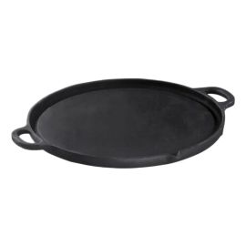 Bifeteira Redonda Ferro Fundido Da Gengis-kan Libaneza 32 Cm