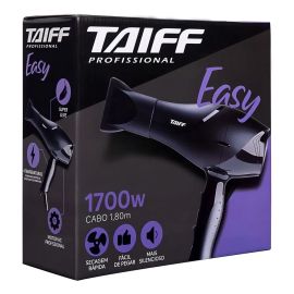 Secador De Cabelos Motor Ac Profissional Easy 1700w Taiff Preto - [PIX]