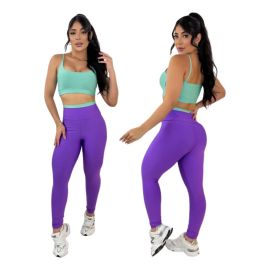 Conjunto Fitness Bicolor Suplex Premium Feminino Academia