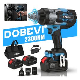 Chave De Impacto 2300nm Brushless 2 Bateria Caminhão Pesado