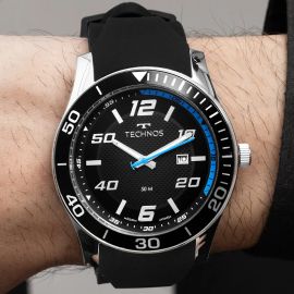 Relógio Technos Masculino Racer Prata - 2115twd/2p