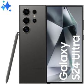Smartphone Samsung Galaxy S24 Ultra, Galaxy AI, Selfie de 12MP, Tela de 6.8" 1-120Hz, 256GB, 12GB RAM - Titânio Preto - [PIX]