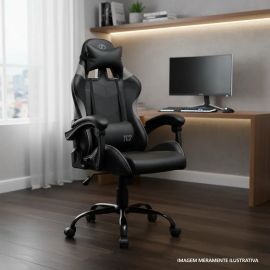 Cadeira Gamer Tgt Heron Tc2, Preto, Tgt-hrtc-bl03 Couro Sintético - [PIX]