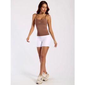 Regata Alça Fina Fitness Blusa Feminino Poliamida Camiseta