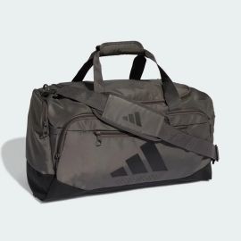 Bolsa De Treino Defender Duffle Pequena adidas Marrom / Charcoal / Black