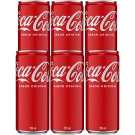 Pack de COCA-COLA LATA 310 ML 6 unidades