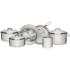 Tramontina Jogo de Panelas de Aço Inox 6 peças Solar