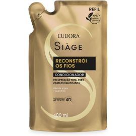 SIAGE CONDICIONADOR RECONSTROI OS FIOS 400ML REFIL