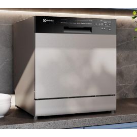 Lava-Louças Electrolux 8 Serviços Inox com Programa Lava e Seca 50min 127v LS08E - [12x sem juros]