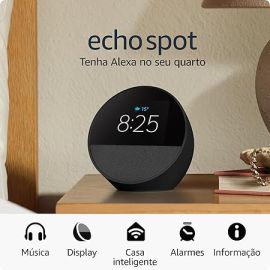 Echo Spot com Alexa (Geração mais recente) com Acesso Antecipado à Alexa+