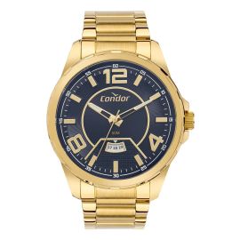 Relógio Condor Masculino Speed Dourado - Co2117br/4a Dourado Dourado Azul