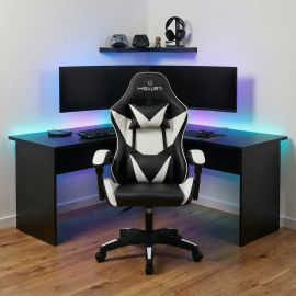Cadeira Gamer Lancer Preta e Branca Healer - [PIX]