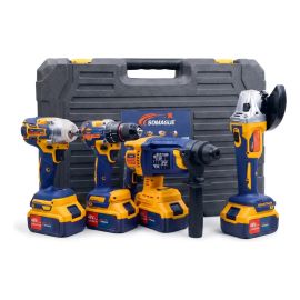 Kit Ferramentas 4 Em 1 Sem Fio 48v Profissional Com Maleta - [12x sem juros]