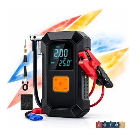 Auxiliar de Partida e Compressor de Ar Portátil para Carro
