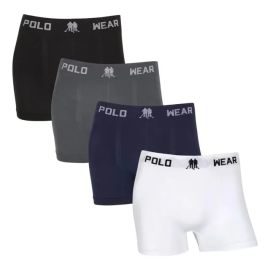 Kit 4 Cueca Boxer Masculino Polo Wear Sem Costura Original