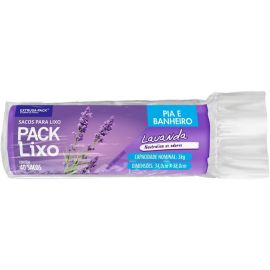 Saco De Lixo PACK LIXO Lavanda Pia e Banheiro (34X38) - Sacos de lixo perfumardos que neutralizam o odor