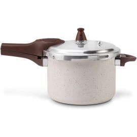 Brinox - Panela de Pressão 4,2L Antiaderente Ceramic Life Pressure com Fundo de Indução