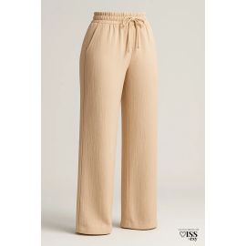 Calça Feminina Alfaiataria Wide Leg Social Pantalona