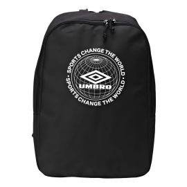 Mochila Masculina Umbro Change The World Preto Executiva Desenho do Tecido Lisa