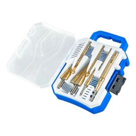 Conjunto De Brocas Maleta 7 Peças Broca De Titânio Dourado