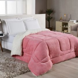 Edredom Sherpa Coberdrom Casal Queen Grosso (6 cores) - [PIX]