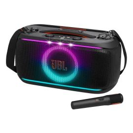 Caixa De Som Jbl Partybox On The Go 2 Preta Com Microfone Preto