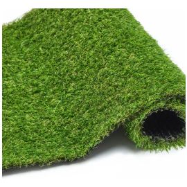 Grama Sintética 30mm Polietileno 2m Bicolor Verde Jardim Externo