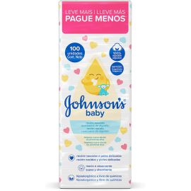 Quadrados de Algodão Recém-Nascido JOHNSON'S Baby 100 Un - [RECORRÊNCIA]