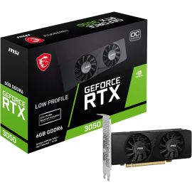 MSI GeForce RTX 3050 LP 6G OC (6GB GDDR6/PCI Express 4.0/1492MHz/14000MHz