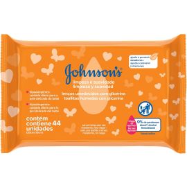 Johnson's Baby Lenços Umedecidos Limpeza e Suavidade, 44 un - [RECORRÊNCIA]