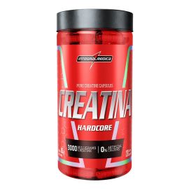Creatina Hardcore 100% Pura 120 Capsulas Energia E Força - Integralmedica Sem Sabor