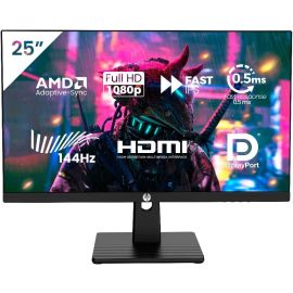 Haiz Monitor Gamer 25'' 144hz 0.5ms 1920x1080 Adaptative Sync FHD HDMI/DP IPS VESA