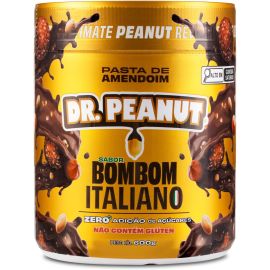 Pasta de Amendoim DR. Peanut Bombom Italiano 600G - Com Whey Protein