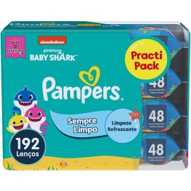 Lenços Umedecidos Pampers Sempre Limpo 192 Unidades