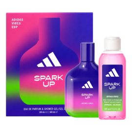 Adidas Vibes Spark Up Kit Coffret Eau de Pafum Shower Gel - [PIX]