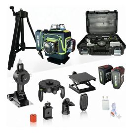 Nível Laser 16 Linhas Autonivelante Com Tripé + 2 Baterias