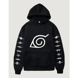 Blusa Casaco Moletom Anime Naruto Konoha Aldeia Da Folha