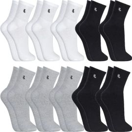 Kit com 10 Pares de Meias Lupo Cano Médio Alto - [PIX]
