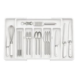 Organizador Porta Talheres Gaveta Para Cozinha Com Extensor