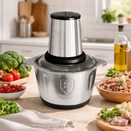 Multiprocessador e Triturador Elétrico 2 Litros Inox 127v