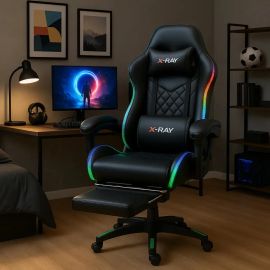 Cadeira Gamer e Escritório X-ray Fit com Led Rgb